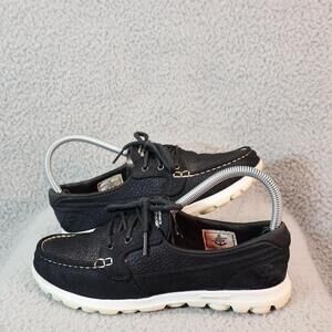 SKECHERS Womens sz 7 Performance Go Walk Lite Boat Loafer